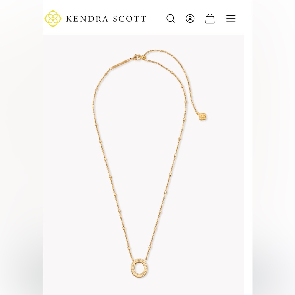 Kendra Scott initial necklace